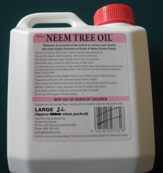 Wally’s Super Neem Tree Oil 1 litre. Orari Nursery Online